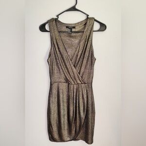 Gold and black Forever 21 dress, size small